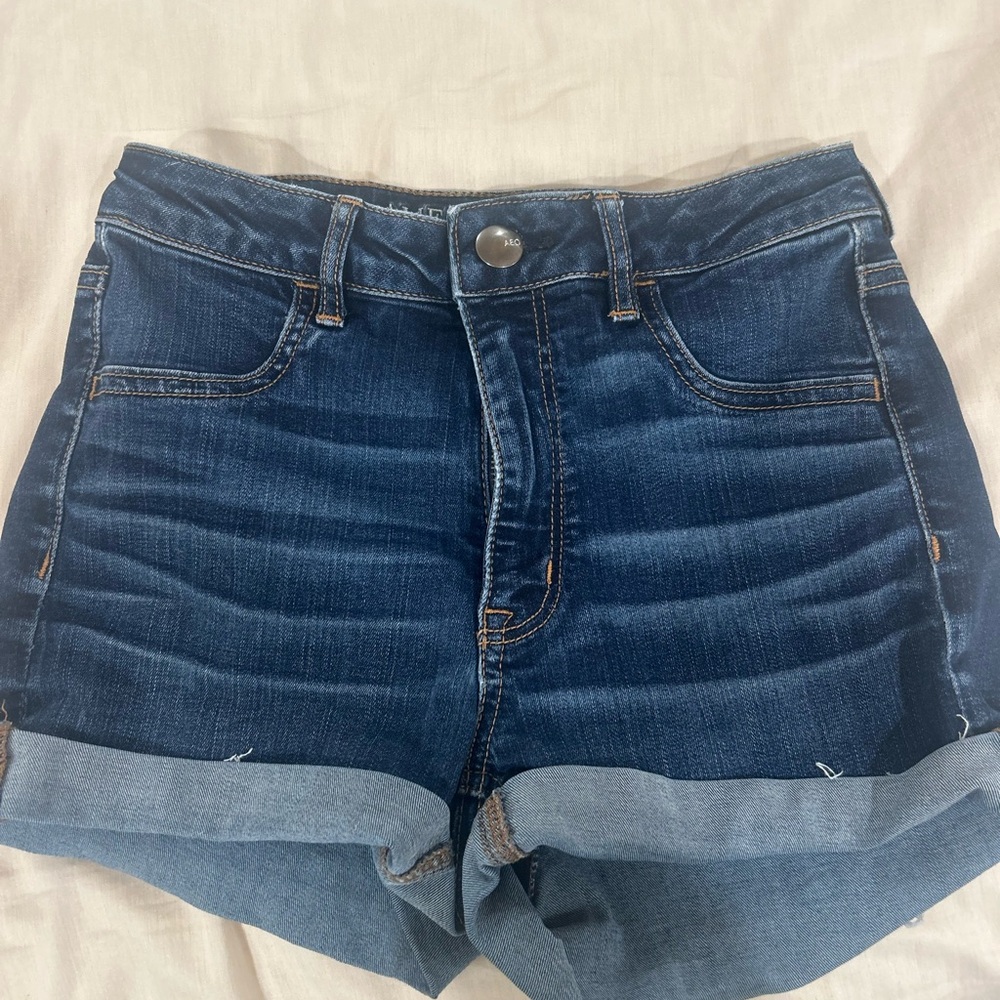 American Eagle Outfitters Dark Blue Jean Shorts